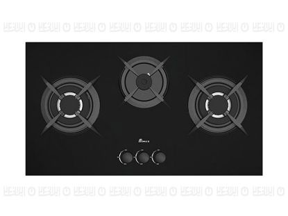 تصویر اجاق گاز 3 شعله شیشه ای بیمکث مدل 5083